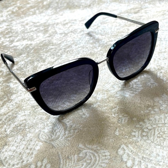 Brand New Rebecca Minkoff Bessie Oversized Black Cat Eye Sunglasses 100% UV Prot main image 7